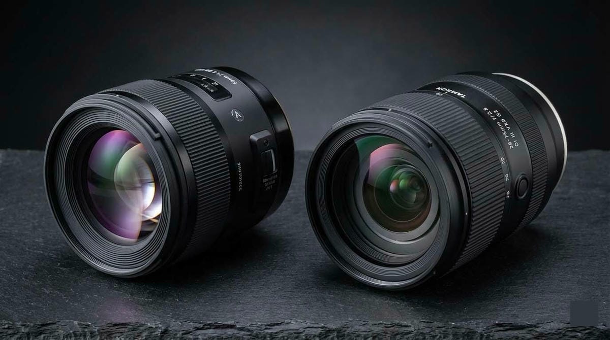 台中收購副廠鏡頭 Sigma Art 與 Tamron 系列展示 / Buying used Sigma Art and Tamron lenses in Taichung.